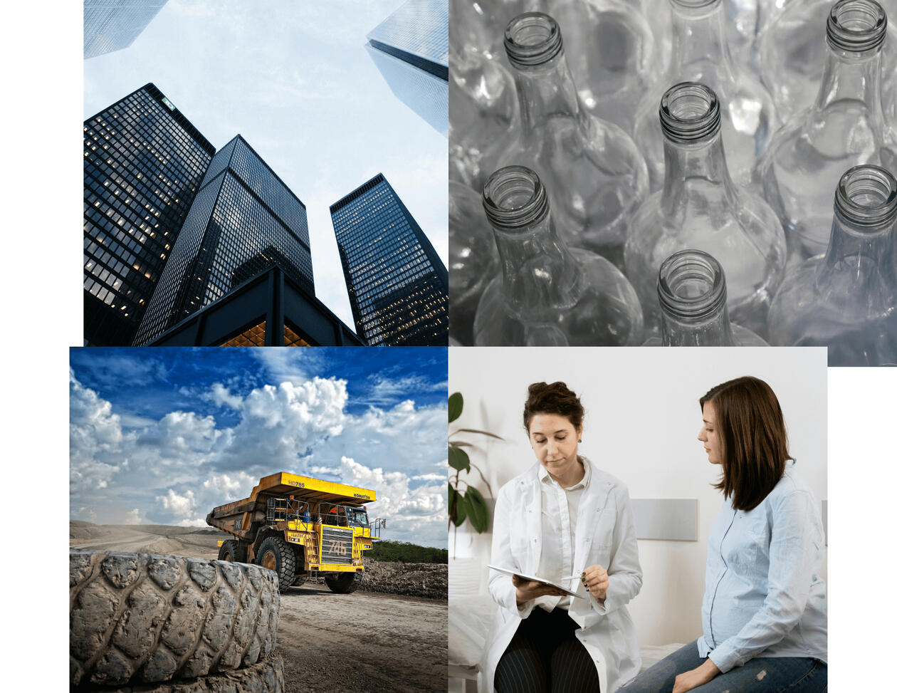 reports for real estate, mining, consumer products, healthcare